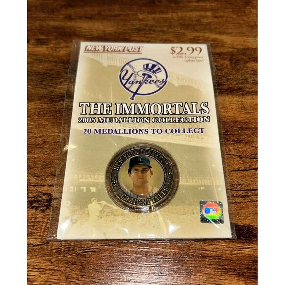 Graig Nettles 2005 New York Yankees NY Post Medallion Coin The Immortals NEW - Picture 1 of 7